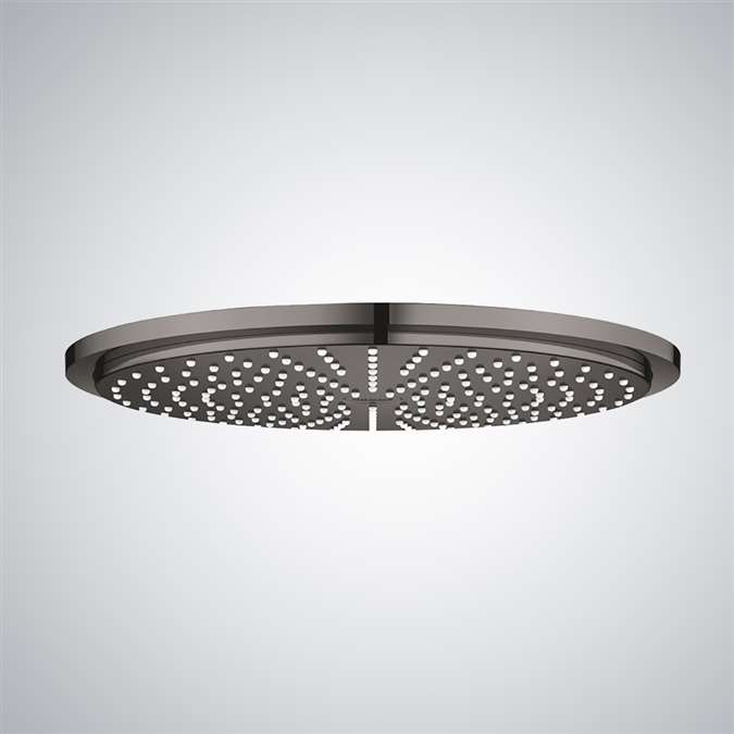 DUPLICATE : 20" Dark Oil Rubbed Bronze/Matte Black Finish Round Color Changing LED Waterfall Rain Shower head