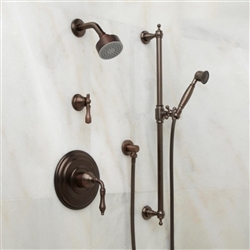 Agra Vintage Oil Rubbed Bronze Finish Shower System