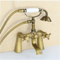 Antique Finish Claw Foot Bronze Bathtub Faucet