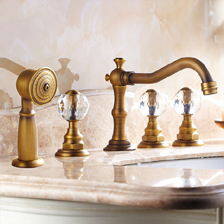 European-Bathtub-Copper-Faucet-Mixer