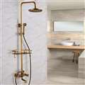 Shop BathSelect Antique Style Shower-Head 8" with Faucet & Head Shower