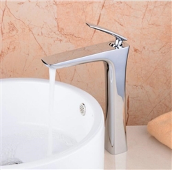 BathSelect Sleek Design Chrome Combination Long Deck Faucet