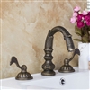 BathSelect Classic Deck Mount Faucet Antique Dual Handle