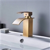 BathSelect Antique Brass Single Handle Bathroom Sink Faucet