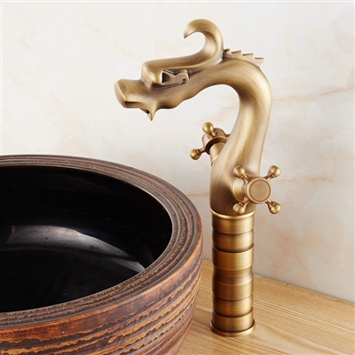 BathSelect Dragon Shape Single-Handle Sink Faucet