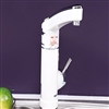 BathSelect Electric White Deck Mount Single Handle Faucet