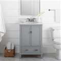 Hotel BathSelect Elegant Gray 24" Bathroom Vanity