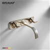 Bravat Brushed Nickel Wall Mount Bathroom Faucet