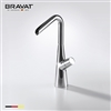 Bravat Chrome Finish Single Handle Single Hole Installation Sink Faucet Mixer Tap