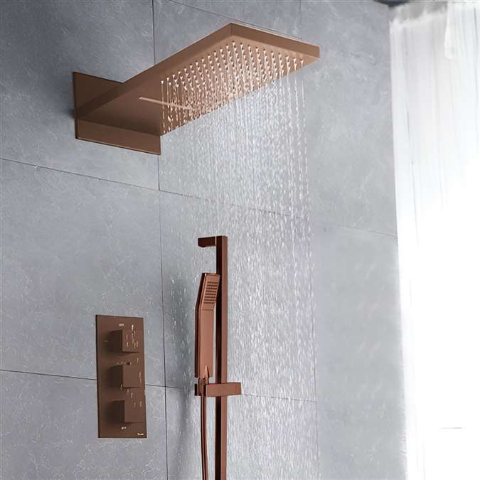 Oil Rubbed Bronze Shower Head And Handle