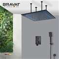 Bravat  Rainfall Shower Head With Hand Shower