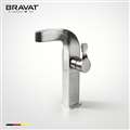 Bravat Deck Mount Single Hole Chrome Finish Faucet