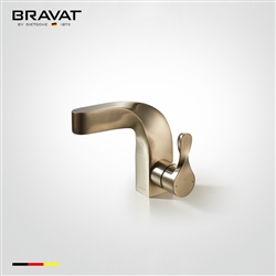 Bravat Deck Mount Single Hole Gold Finish Faucet