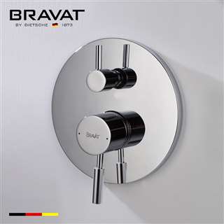 Bravat Solid Brass Wall Mount Electro-thermal Shower Mixer