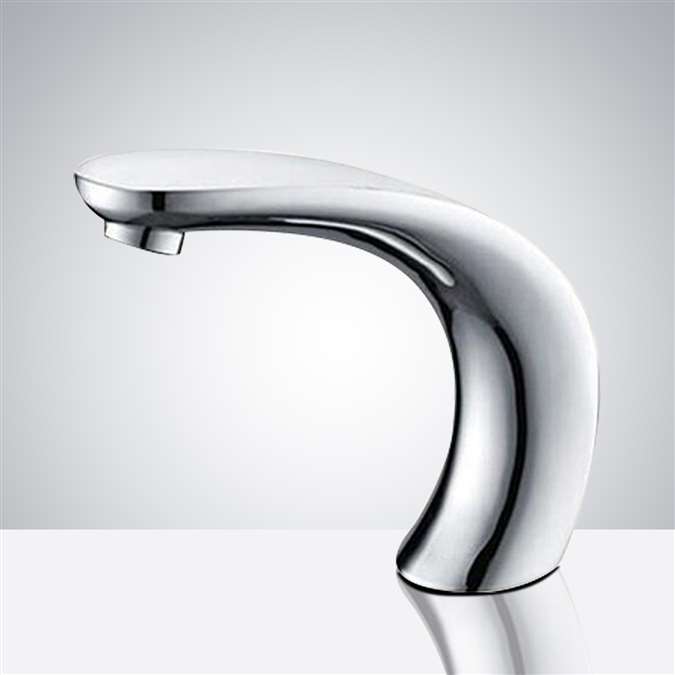 Chrome Finish Power Touch Sensor Faucet