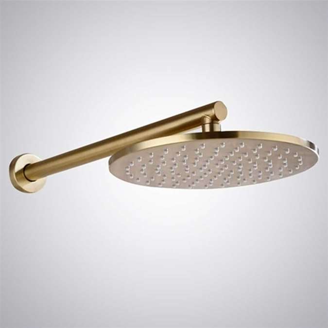 Hotel Rennes Brushed Gold Rainfall Shower Head