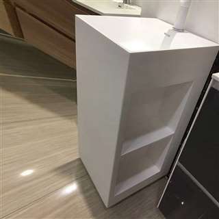 Hotel Bari Cuboid Pedestal Freestanding Vanity Sink