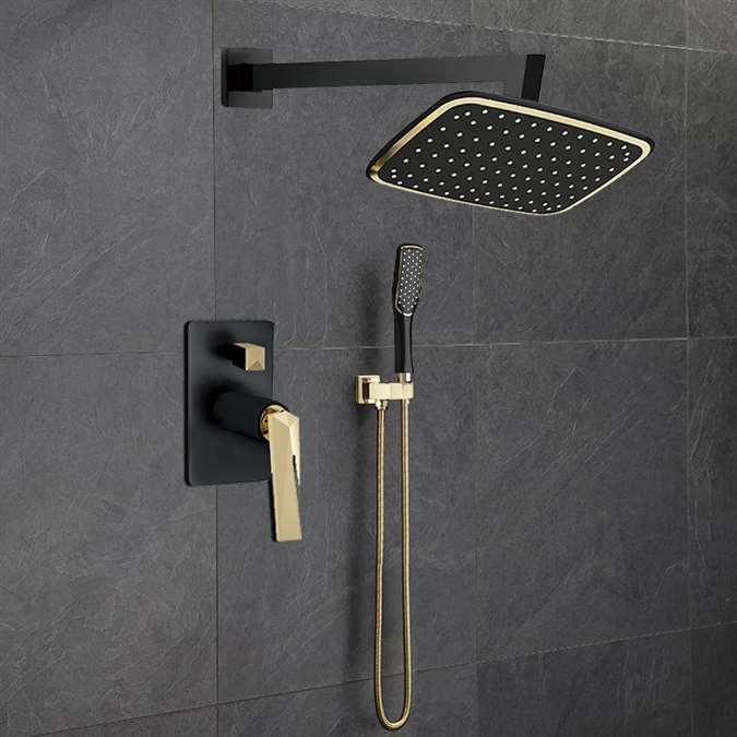 One Week Sale! Florento Wall Mount Showerhead and Mixer Faucet With ...