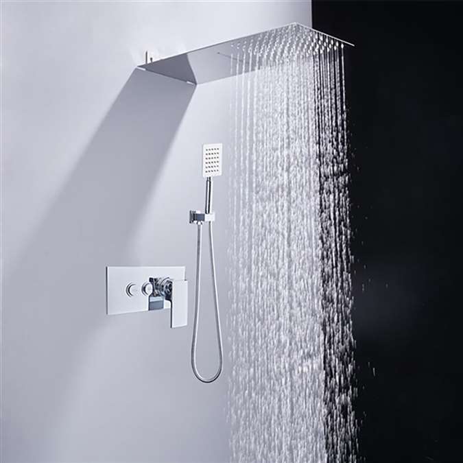 Discover Our Bathselect Solid Brass Wall Mount Rainfall Shower Head