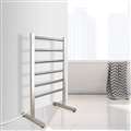 BathSelect Morino Stainless Steel 6 Bar Floor Mount Towel Warmer In Chrome Finish