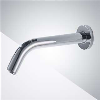 Reno Chrome Finish Wall Mount Automatic Commercial Sensor Faucet