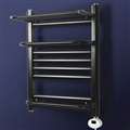 BathSelect Stainless Steel Electric Heating Wall Mount Towel Warmer In Dark Oil Rubbed Bronze Finish