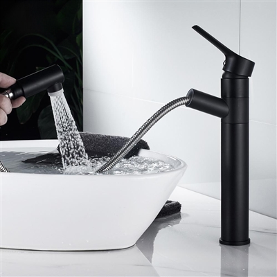 BathSelect European Style Freestanding Deck Mount Pull Out Faucet