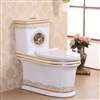 Lavatory in White and gold