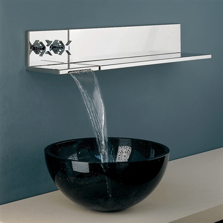 Chrome Wall Mounted Faucet