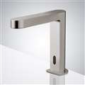 BathSelect Brushed Nickel Superb L-Body Automatic Motion Sensor Faucet