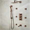 Lunen Oil Rubbed Bronze Shower Set