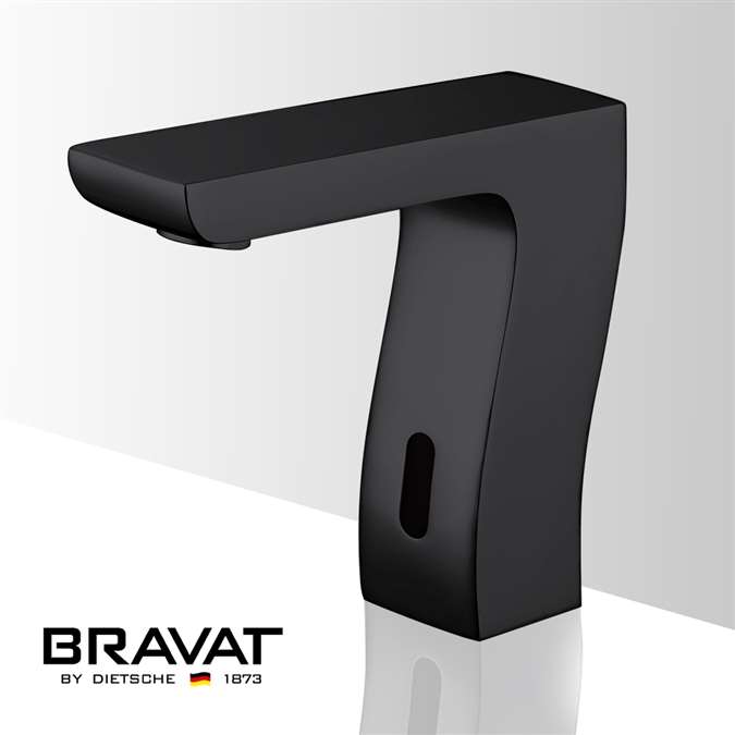 Hotel Bravat Trio Commercial Automatic Motion Sensor Faucets Dark Oil Rubbed Bronze Finish