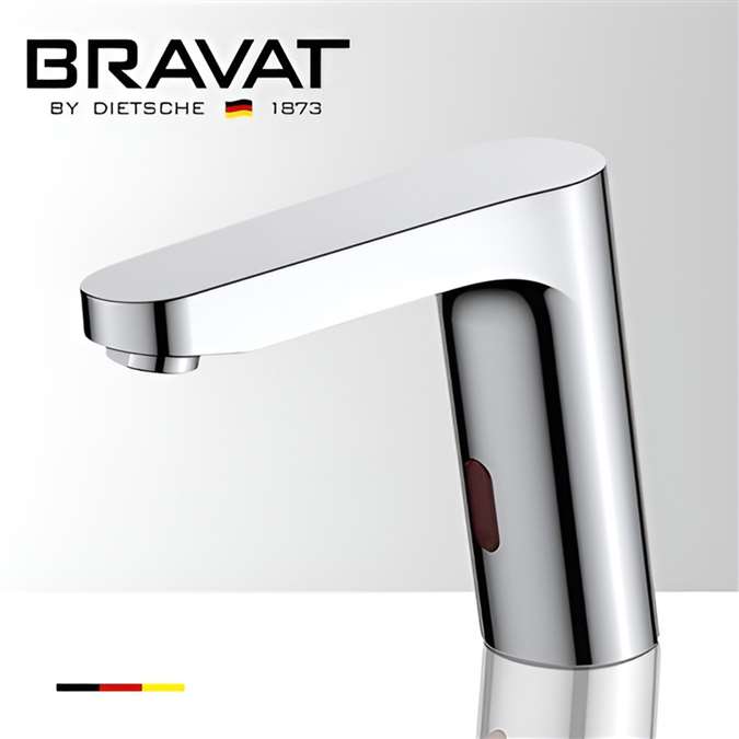 For Luxury Suite Bravat Mina Commercial Automatic Motion Sensor Faucets in Chrome