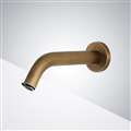 Gold Hostelry Wall Mount Commercial Motion Sensor Faucet Bathroom sensor motion faucets Bravat