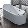 Hotel Luna Bathroom Bathtub Acrylic Bathtub Corner White 1.7M Bathtube SPA Whirlpool Soaking Bath Tub Freestanding Bathtub Soaking Bath Tub