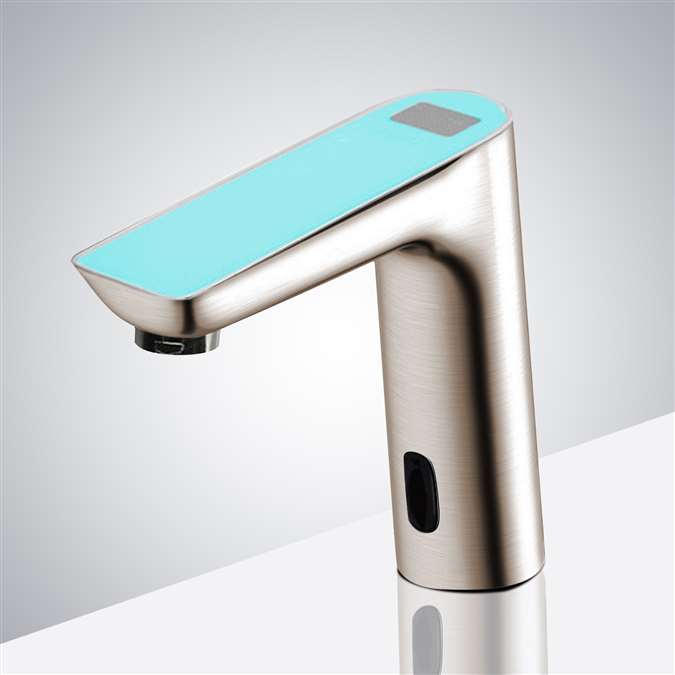 Digital Display Bathroom Sensor Faucet Automatic Touchless Faucet