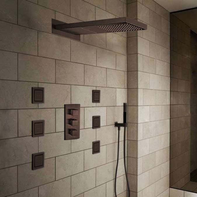 Oil Rubbed Bronze Finish Ultra Shower Set