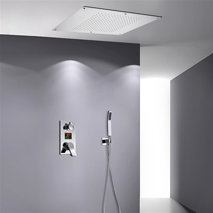 BathSelect  Digital Led Waterfall Shower Set