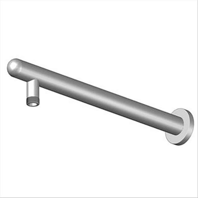 Maine 15-Inch Wall Mount Round Shower Arm with 1/2-Inch NPT Thread