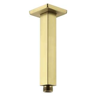 BathSelect 6-Inch Ceiling Mount Brushed Gold Shower Arm