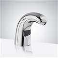 Verona Shiny Chrome Deck Mount Commercial Sensor Soap Dispenser