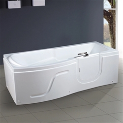 BathSelect Trio Freestanding Walk-in Hand Railed Door Tub