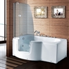 BathSelect Rio High Glass Door Walk-in Tub Set, the walk in bath shower  is a Walk-in tub and shower combo, that offers versatile bathing options, featuring easy access, ergonomic seating, and dual functionality for convenience.