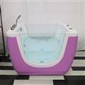 BathSelect Trieste Freestanding Mini Acrylic With Led Light Baby Bathtub