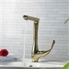 Havana  Long Neck Deck Mount Brushed Gold Finish Single Lever Sink Faucet