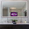 BathSelect Frosted Soft LED Android Smart Mirror With Built In TV