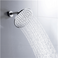 BathSelect Round Stainless Steel Rainfall Shower Head