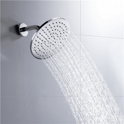 BathSelect Round Stainless Steel Rainfall Shower Head