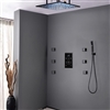 BathSelect Royal Hotel Shower System With LCD Digital Mixer And Adjustable Body Jets