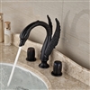 Reno Swan Faucet Deck Mount Oil Rubbed Bronze Finish